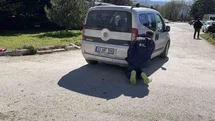 Bolu'da Motosiklet ve Araç Çarpıştı