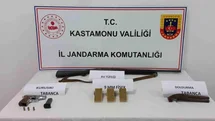 Kastamonu'da Silah Ele Geçirildi
