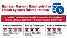 Emekli Bayram İkramiyesi 4 Bin TL Olarak Hesaplarda: Ödemeler 14-19 Mart'ta