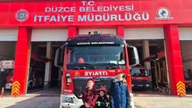 Özel çocukların itfaiyeci olma hayali gerçeğe dönüştü