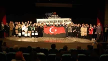 Öğrencilerden İstiklal Marşı’na anlamlı program