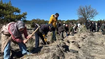 ’Hep Birlikte Geleceğe Nefes’ sloganıyla fidanlar toprakla buluştu