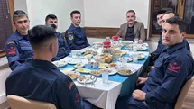 Kaymakam Odabaş Sahil Güvenlik personeliyle iftar yaptı