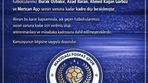 Mazıdağı Fosfatspor’da 4 futbolcu kadro dışı bırakıldı