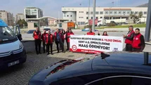 Karşıyaka'da İşçilerden Protesto Eylemi