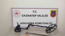 Gaziantep'te Kaçak Kazı Operasyonu