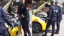 Taksiden "MİYav" Sesi Geldi, İtfaiye Seferber Oldu!