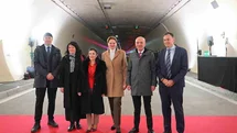 Orta Avrupa’nın en önemli ulaşım projelerinin başında gelen Karavanke Tüneli açıldı