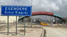 Esendere Sınır kapısı bu bayram sessizlik yaşıyor