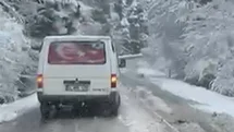 Bolu Gölcük Yolunda Kar Sürprizi