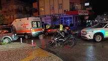 Antalya'da Motosiklet Kazası Kamerada