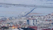 Erzurum'da Kar Yağışı Devam Ediyor