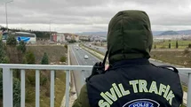 Bilecik'te Drone Destekli Trafik Denetimi