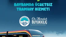 Kayseri'de Ücretsiz Tramvay Hizmeti
