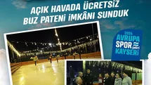 Büyükşehir’in açık hava buz pateni pisti bayramda 2 bin 820 kişiye hizmet verdi