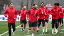 A Milli Takım Romanya Maçına Hazırlanıyor