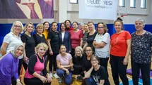 Başkanı Köymen, spor yapan kadınlarla buluştu