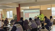 Fabrika çalışanlarına güvenlik trafik eğitimi