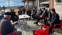 Kaymakam Aslan, köy evlerine yerleşen vatandaşları ziyaret etti