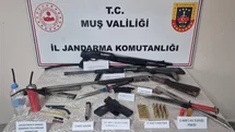 Muş'ta Silah ve Uyuşturucu Operasyonu