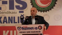 HAK-İŞ Genel Başkanı Arslan Kocaeli’de seslendi: "Biz sadece toplu sözleşme yapan sendika değiliz"