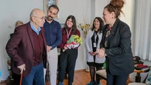 Tepecik Eğitim ve Araştırma Hastanesi’nden Kıbrıs gazisine vefa ziyareti