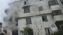 Mudanya'da Apartman Yangını Paniği