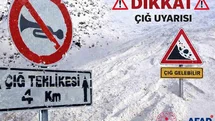 Van'da Çığ Riski Artıyor