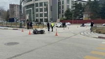 Tokat'ta Motosiklet ve Otomobil Çarpıştı