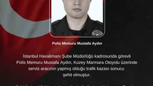İstanbul'da Otoyolda Kaza Sonucu Bir Polis Şehit Oldu