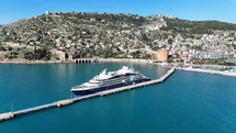 Alanya'ya Kruvaziyer Gemisi Geldi
