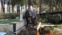 Fırtınadan Zarar Gören Mezarlıklar Onarıldı