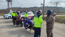 Sinop’ta motosiklet sürücülerine sıkı denetim