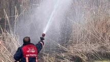 Van'da Sazlık Yangını Kontrol Altına Alındı