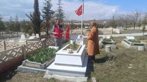 Elazığ’da şehit kabirleri ziyaret edildi