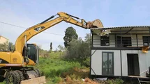 Gölyazı'da Kaçak Yapılara Yıkım Uygulandı