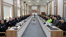Erzurum Emniyeti'nde İlk Çeyrek Değerlendirmesi Yapıldı