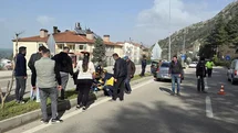 Isparta'da Motosiklet Kazası