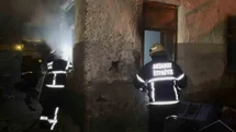 Metruk evde çıkan yangın paniğe neden oldu