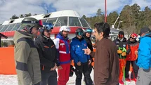 Sarıkamış'ta Snowboard Eğitimi Başladı