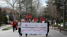 Eskişehir'de Kırmızı Yürüyüş Etkinliği