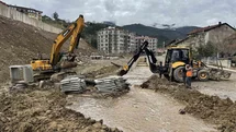 Karabük'te Derelerin Taşması Sonrası Temizlik Çalışmaları