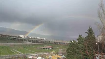 Bingöl'de Gökkuşağı Görüntüleri