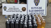 Kuyucak’ta 280 litre sahte alkol ele geçirildi