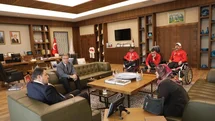 Kütahya'da Boccia Sporcularına Tebrik Ziyareti