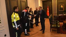 Polis Teşkilatı'ndan Kaymakam'a Ziyaret