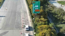 Çeşme'de Dron İle Trafik Denetimi