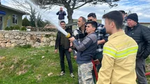 Çanakkale'de Askeri Personele Yangın Eğitimi