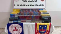 Kilis’te 1 milyon 150 bin lira değerinde kaçak ürün ele geçirildi