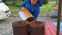 Trabzon'da Tenekede Mısır Ekmeği